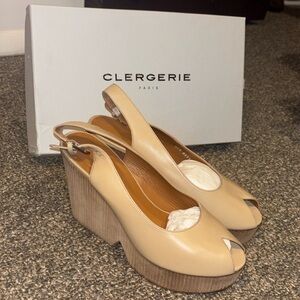 New Women’s Tan Clergerie Heels